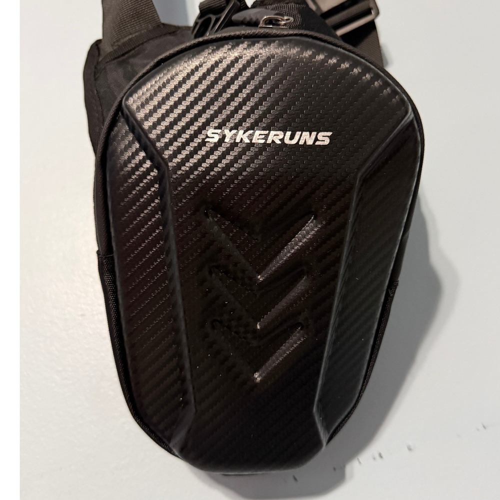 Sykeruns Motorcycle Cross Body Or Leg Bag Carbon Fiber Hard Shell 2311